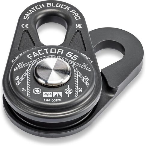 Factor 55 00280-06 Snatch Block Pro Compact and Lightweight Snatch Blocks. Ideal for Ultimate Performance Without compromising on Heavy Bulky Equipment in Saudi Arabia