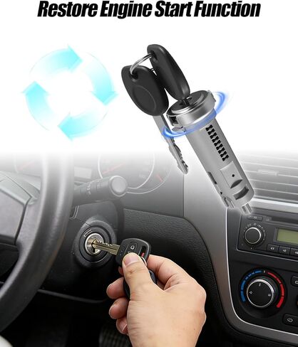 أسطوانة قفل الإشعال مع مفتاحين متوافق مع Saturn SC1 SC2 SL SL1 SL2 SW2 Vue 2000-2007 استبدال 924-897، 15208980، 15841209 in Kuwait