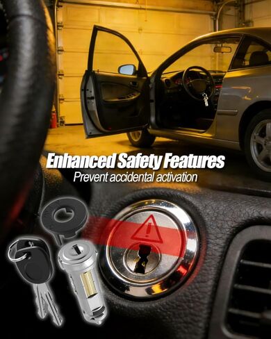 أسطوانة قفل الإشعال مع مفتاحين متوافق مع Saturn SC1 SC2 SL SL1 SL2 SW2 Vue 2000-2007 استبدال 924-897، 15208980، 15841209 in Kuwait