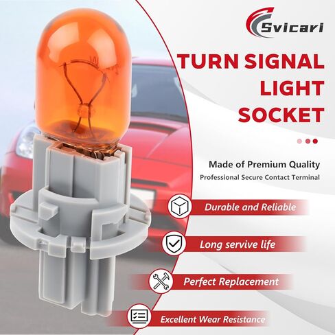 2PCS Rear Tail Turn Signal Light Socket Holder with Wire Harness Fit for Toyota Camry Corolla Highlander Sequoia Sienna for Lexus GS 300 350 430 450h 460 Replace OE 90075-60026 with 2 Bulb in Saudi Arabia