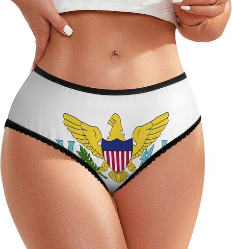 ملابس داخلية نسائية من Zakqeik Virgin Lslands-flag ذات أرجل عالية ناعمة in Saudi Arabia