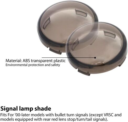 4 Pcs Smoke Turn Signal Lens Cover For Harley-Davidson Low Rider S FXLRS 114 2020-2021 in Saudi Arabia
