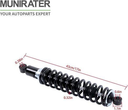 2Pcs Rear Shock Absorbers Replacement for 52400-HN0-670 52400-HN0-671 52400-HN0-A01 Replacement for Foreman 450 TRX450ES TRX450S TRX450FE TRX450FM 1998-2004 in Saudi Arabia