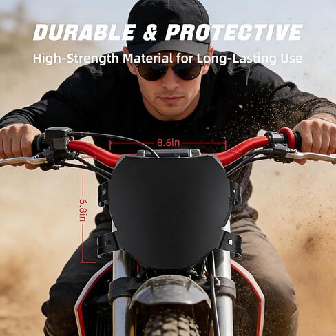 لوحة أرقام الدراجة الإلكترونية الأمامية متوافقة مع Ridstar Q20 Tuttio Soleil 01 Super 73 S1 S2 Y1 RX Macfox Tutti Soleil 01 ملحقات الدراجة الإلكترونية (أسود) in Kuwait