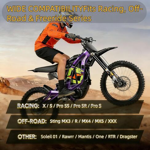 لوحة أرقام الدراجة الإلكترونية الأمامية متوافقة مع Ridstar Q20 Tuttio Soleil 01 Super 73 S1 S2 Y1 RX Macfox Tutti Soleil 01 ملحقات الدراجة الإلكترونية (أسود) in Kuwait