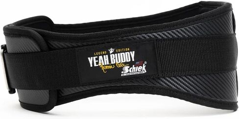 حزام رفع الأثقال روني كولمان 4006 من Schiek Sports - حزام رفع الأثقال لدعم أسفل الظهر - ألياف الكربون والنايلون in Kuwait
