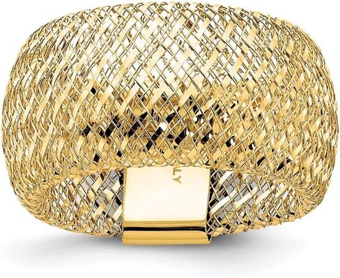 14K Yellow Gold Stretch Ring in Saudi Arabia