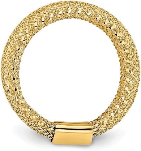14K Yellow Gold Stretch Ring in Saudi Arabia