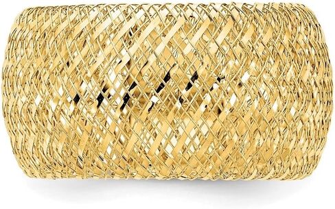 14K Yellow Gold Stretch Ring in Saudi Arabia