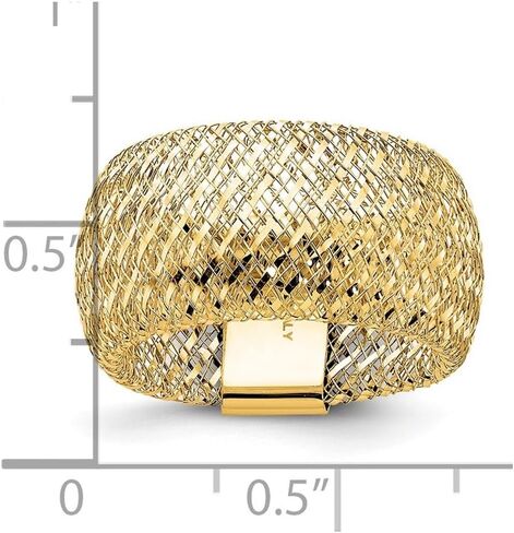 14K Yellow Gold Stretch Ring in Saudi Arabia