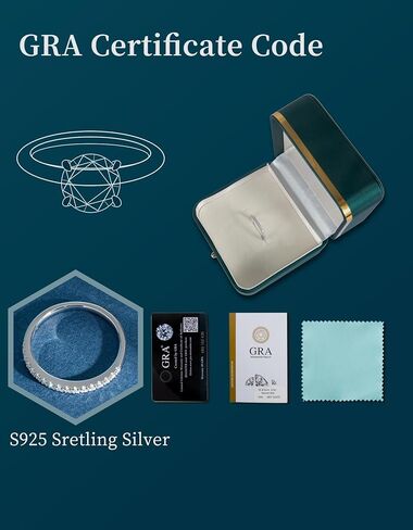 Moissanite Eternity Wedding Band Ring D Color S925 Sterling Silver Plated With 18K White Gold Rings for Women Engagement Rings in Saudi Arabia