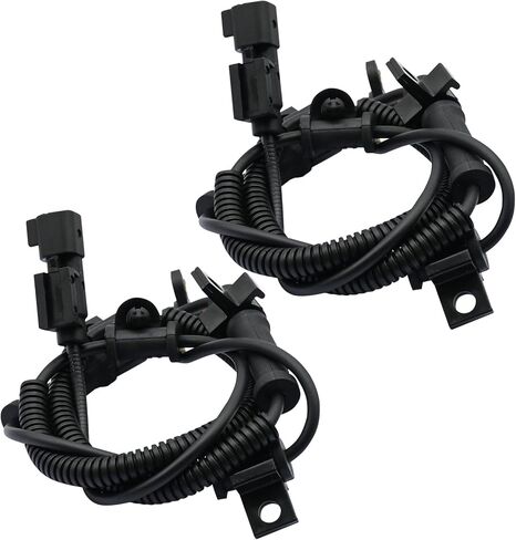 2Pcs Front Left and Right Abs Wheel Speed Sensor Compatible with Ford F-250 Super Duty F-350 F-450 F-550 Bc3Z2C204B Als2221 W/Stability Control; W/Monobeam Suspension 09 11 12 2009 2011 2012 in Saudi Arabia