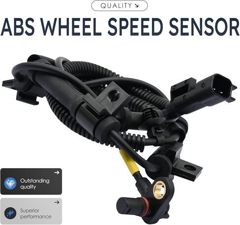 2Pcs Front Left and Right Abs Wheel Speed Sensor Compatible with Ford F-250 Super Duty F-350 F-450 F-550 Bc3Z2C204B Als2221 W/Stability Control; W/Monobeam Suspension 09 11 12 2009 2011 2012 in Saudi Arabia