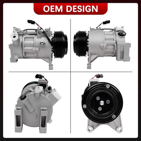 AC Compressor with Clutch for Maxima 2016-2020 V6 3.5L, for Murano 2015-2020 V6 3.5L, Air Conditioning Compressor Replace for 198667, 197667, 7513209 in Saudi Arabia