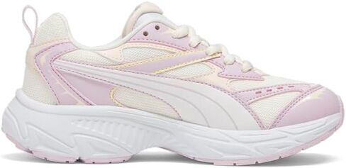 PUMA Kids Girls Morphic Metamorphasis Lace Up Sneakers Shoes Casual - Off White, Pink in Saudi Arabia