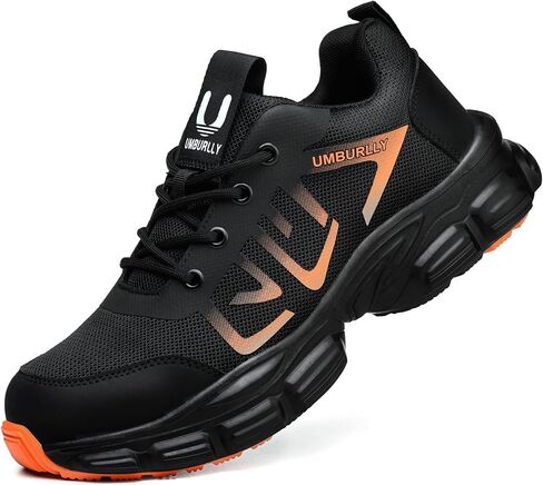 Hogent Steel Toe Shoes for Men Lightweight Comfortable Non Slip Work Shoes Women Puncture Proof Safety Sneakers for Industrial Construction & Daily Life in Kuwait