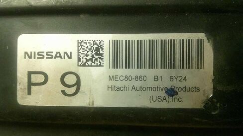 Engine Control Module 2.5L MT Fits 08-19 Compatible with Nissan Frontier MEC80-860 B1 MEC80860B1 in Saudi Arabia
