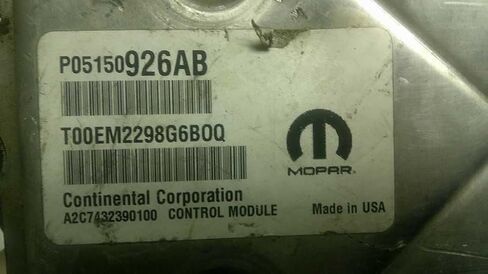 Engine ECM Control Module 3.0L 14-19 Compatible with Dodge 1500 Pickup P05150926AB 05150926AB in Saudi Arabia