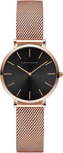 Gold Watches for Women Classic Round Dial Analog Quartz Wristwatch Waterproof Stainless Steel Bracelet Watch in Saudi Arabia