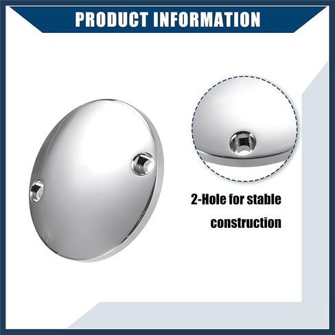 Ignition Engine Timing Points Cover for Harley-DAVIDSON 1971-1999 / Inner/Durable Aluminum Alloy / 1 Pcs Silver Tone Replacement Car Parts Stylish Design in Saudi Arabia