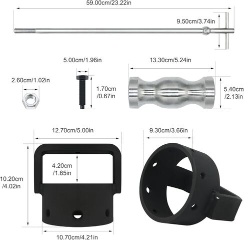 أداة إزالة محور السيرة الذاتية لمركبات ATV وUTV، أداة سحب محور السيرة الذاتية شديدة التحمل مع مطرقة منزلقة 3.8 رطل، مجموعة أدوات إزالة عمود الإدارة المعالجة بالحرارة in Kuwait