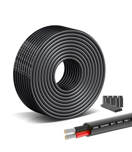 سلك كهربائي 20 مقياس 3 موصل 20/3AWG 82.02FT كابل جهد منخفض - قلب مجدول من النحاس المعلب مع عزل PVC لتركيبات إضاءة شريط LED، وتسخير الأسلاك البحرية للسيارات in Kuwait