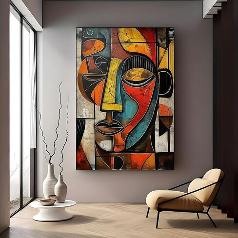 1pc Classic retro paintings in art decoration, abstract wall art, suitable for living rooms and bedrooms, and decorations suitable for all seasons. (Note: photo frame not included), 11.81x17.72in in Saudi Arabia