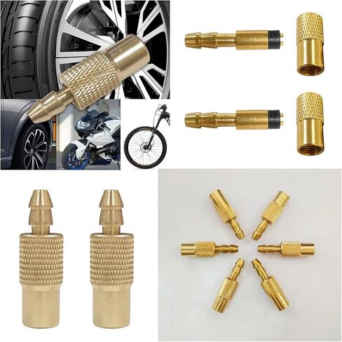 2 Pack Portable Air Compressor Hose End Connector Replacement with Clamp 12V DC Tire Inflator Air Chuck Adapter Nozzle Air Hose Female Threaded Socket for Car Tire Portable Air Pump Auto Pumps in Saudi Arabia