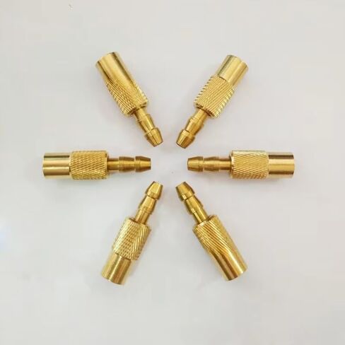 2 Pack Portable Air Compressor Hose End Connector Replacement with Clamp 12V DC Tire Inflator Air Chuck Adapter Nozzle Air Hose Female Threaded Socket for Car Tire Portable Air Pump Auto Pumps in Saudi Arabia