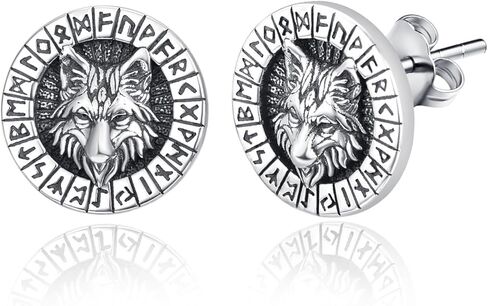 Dragon Earrings S925 Sterling Silver Hoop Earrings for Men Women Punk Rock Small Dragon Huggie Earrings Hypoallergenic in Saudi Arabia