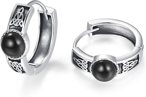 Dragon Earrings S925 Sterling Silver Hoop Earrings for Men Women Punk Rock Small Dragon Huggie Earrings Hypoallergenic in Saudi Arabia