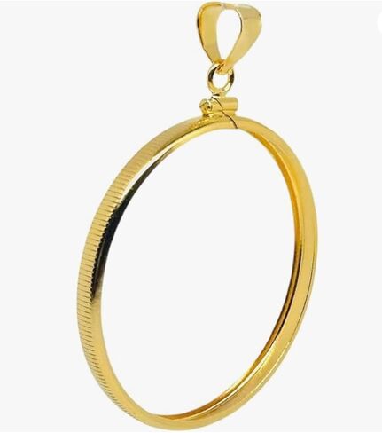 14k gold filled coin bezel for $5.00 Indian head Gold Coin, Buffalo Nickels (Coin Not Included) in Saudi Arabia