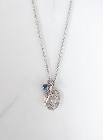 Stella Maris Medal Necklace – Our Lady Star of the Sea Medal - Catholic Virgin Mary Jewelry – Gift for Mom in Saudi Arabia