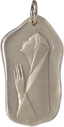 I G J BLESSED VIRGIN MARY IN PRAYER (MADONNA IN PRAYER) MEDAL - MADE IN ANCIENT STYLE - 100% MADE IN ITALY in Saudi Arabia