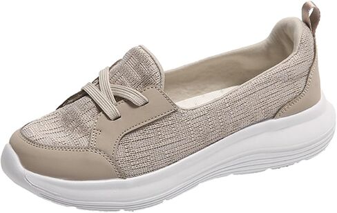 Women Comfy Orthopedic Walking Shoes 2025 New Breathable Slip On Arch Support Non-Slip Sneakers Loafers Flats Comfort Wide Width Fit Slip-Ins Boat Shoes on Casual Soft Sole Low Top in Saudi Arabia