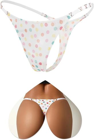 comeondear Sexy G-string Panties for Women Sheer Mesh Thong Underwaear Low Rise Bikini G-string Panties in Saudi Arabia