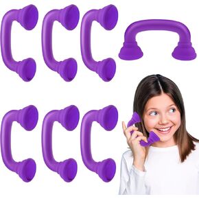 6 pcs Whisper Reading Phones for Classroom Hear Myself Sound Speech Therapy Tool Auditory Feedback Whisper Phone Manipulatives for Kids Preschool Children (Blue) in Kuwait