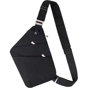 حقيبة VADOO سلينغ للرجال والنساء، حقيبة كروس مضادة للسرقة خفيفة الوزن على الصدر للسفر والجري في صالة الألعاب الرياضية in Kuwait