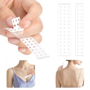 شريط مزدوج الجوانب للملابس، شريط أزياء نسائي للملابس والفساتين والحاشية وخطوط العنق، مقاسان (20 قطعة) in Kuwait