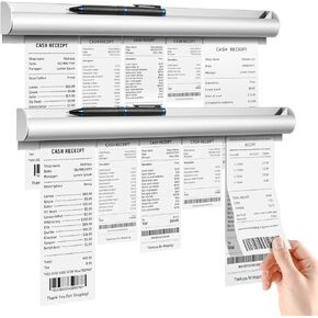 2 Pack Ticket Holders Receipt Holder for Restaurant, 12 Inch No Drill Restaurant Order Ticket Holders for Commercial Kitchen Pubs Bars Cafes in Kuwait