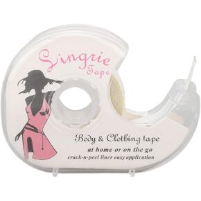 2pcs Double Sided Invisible Body Tape for Clothes with Dispenser, Wardrobe Tape for Neckline, Strapless Dresses, Backless Shirts in Kuwait