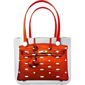 حقيبة حمل الشاطئ المطاطية - حقيبة حمام سباحة EVA مقاومة للماء مع طباعة فاخرة - أساسيات إجازة مقاومة للرمل للسباحة والقوارب - هدية فريدة للنساء in Kuwait