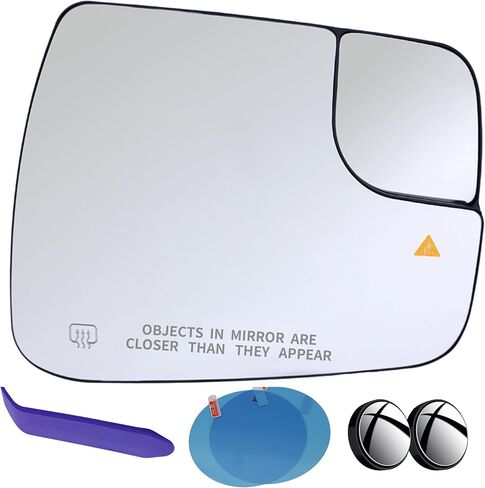 Driver Side Mirror Glass Replacement For RAM 1500 2019-2024, Heated with BSD Without Auto Dimming 68402095AA in Kuwait
