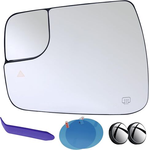Driver Side Mirror Glass Replacement For RAM 1500 2019-2024, Heated with BSD Without Auto Dimming 68402095AA in Kuwait