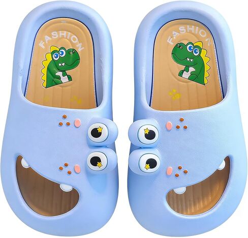 صنادل للأطفال الصغار الصغار، صنادل يونيكورن ديناصور أرنب الشاطئ وحمام السباحة، شباشب حمام منزلية مضادة للانزلاق، أحذية صيفية لطيفة للخروج للفتيات والفتيان in Kuwait