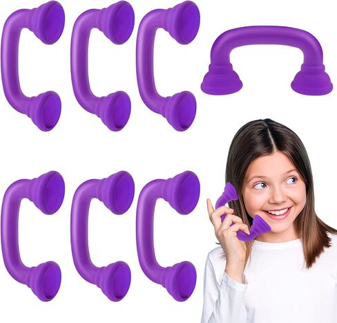 6 قطع من هواتف القراءة الهمس للفصل الدراسي، أداة علاج النطق والصوت وملاحظات صوتية، أدوات تلاعب بالهواتف للأطفال في مرحلة ما قبل المدرسة (أزرق) in Kuwait