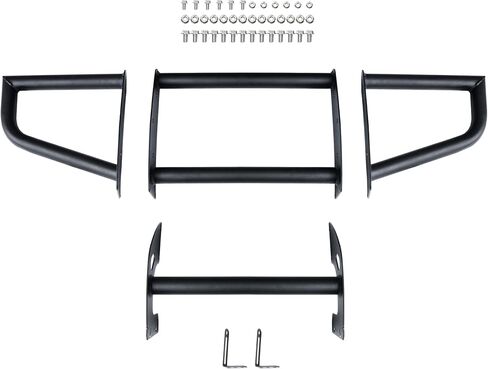 Front Bumper Guard with Light Bar Bracket for Polaris Sportsman 450 500 600 700 800 2005-2010 Accessories, Combined Heavy Duty Steel Front Brush Guard Protector in Saudi Arabia