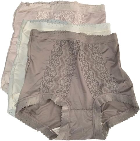 Women’s Underwear Tummy Control Cotton Panties Lace Ruffled High Waist Cute Kawaii Japanese Underwear 3 Pack in Saudi Arabia