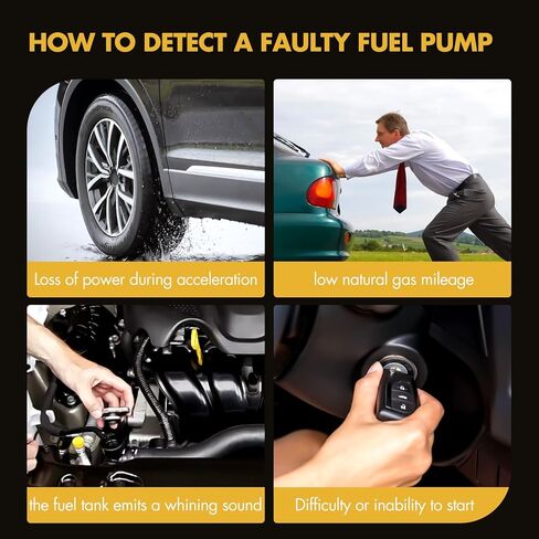 OCPTY fits for Fuel Pump Electric Replacement Module Assembly fits 1997-2003 L4 2.5L V6 3.9L V8 4.7L 5.2L 5.9L for Dodge Dakota E7116M in Kuwait