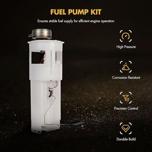 OCPTY fits for Fuel Pump Electric Replacement Module Assembly fits 1997-2003 L4 2.5L V6 3.9L V8 4.7L 5.2L 5.9L for Dodge Dakota E7116M in Kuwait